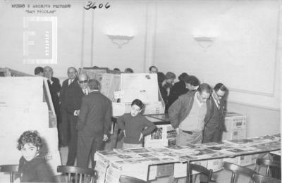 Vista de un sector de la Exposición de Periodismo