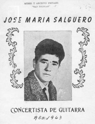 José María Salguero, profesor de guitarra