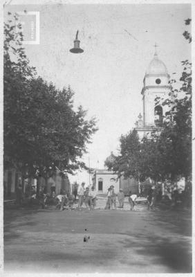 Calle Guardias Nacionales desde Belgrano hacia Mitre