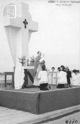 Acto 150º Aniversario de la Creación de la Bandera. Misa de campaña ofrecida por Mons. Fioroni