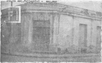 Esquina sur de Italia y Pellegrini