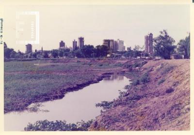 Trabajos construcción costanera nueva, desde abajo del Peñón hacia Av. Alberdi
