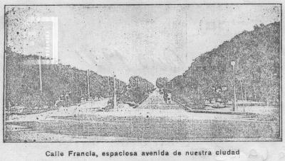 Av. Francia, tramo entre Av. Alberdi y el Cementerio