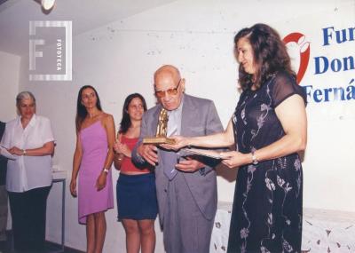 Acto en Casa del Acuerdo. G. S. Chervo y Directora Diana Peyrano de Mendonça