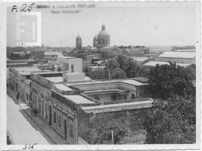 Calle Rivadavia desde la Municipalidad, hacia el norte