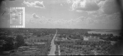 Panorámica desde edificio Sarmiento hacia el NO