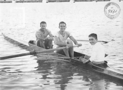 Dos largo con timonel, campeones argentinos 1949