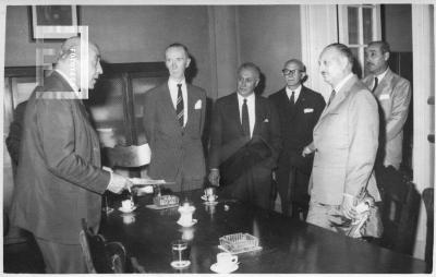 Federación de Comercio e Industria. Dr. Miguel M. Bent, Sr. Oscar Fulía