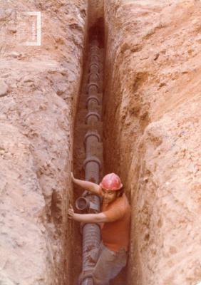 Obras Sanitarias de la Nación (OSN). Obras red cloacal