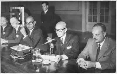 Federación de Comercio e Industria. Dr. Miguel M. Bent, Sr. Oscar Fulía