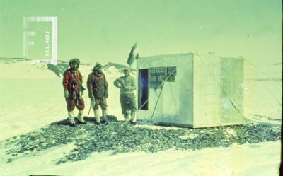Refugio //San Nicolás// en la Antártida Argentina