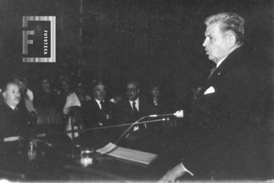 Asociación Sanmartiniana. Conferencia del Prof. Manuel N. Arriola en el Auditorium