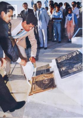 Inauguración Monolito recordatorio de Malvinas en Barrio Las Malvinas