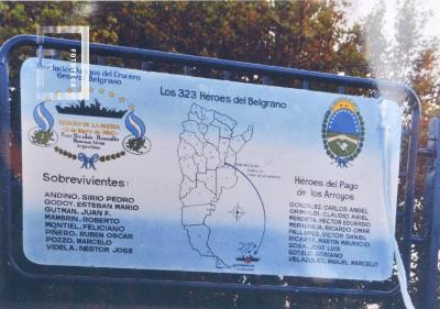 Monumento //Héroes de San Nicolás//, cartel