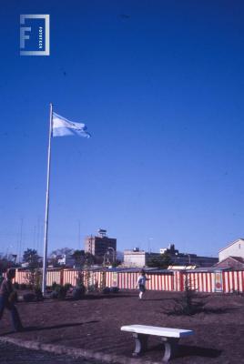 Plaza Belgrano, mástil. Inauguración 20-6-1978