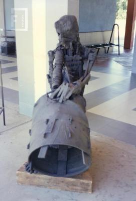 Exposición cerámicas en Estación Terminal de Ómnibus