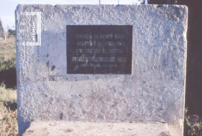 Placa calle Rega Molina