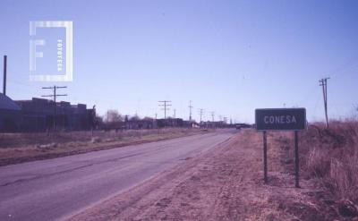 Entrada a Conesa desde Pergamino