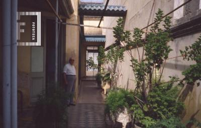 Ex Juzgado de Paz, patio hacia el fondo, último Juez Sr. Aníbal Díaz