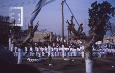 Gral. Rojo. Inauguración Busto San Martín