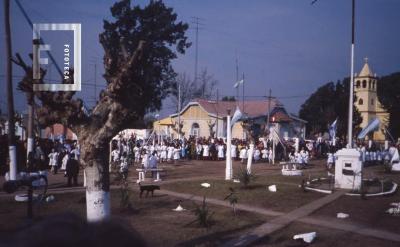 Gral. Rojo. Inauguración Busto San Martín
