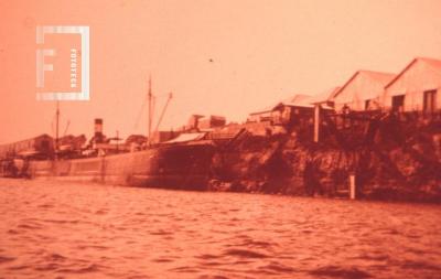 Embarcaderos desde el río, año 1906