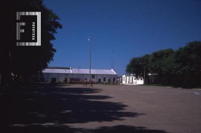 Batallón Ingenieros de Combate 101. En esta plaza de armas estuvo el Colegio San Nicolás