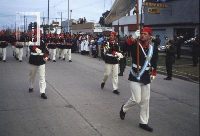 Batallón de Ingenieros de Combate 101, desfile en uniforme histórico