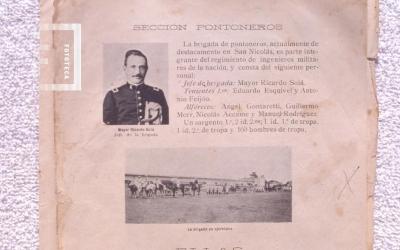 Brigada de Pontoneros, año 1902