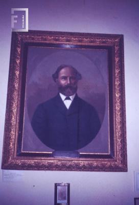 Sala Municipalidad, Museo Chervo, retrato de Teodoro Fernández