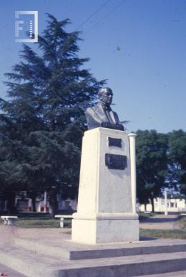 Plaza Sarmiento, busto