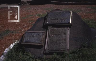 Parque Rodríguez, placas