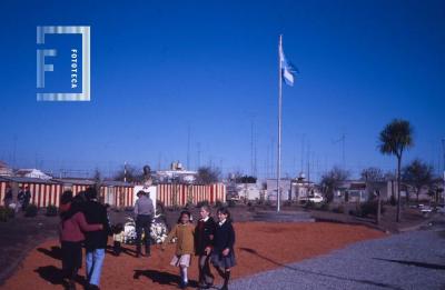 Plaza Belgrano, inauguración, vista general