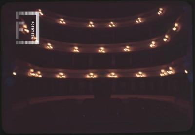 Teatro Municipal, platea y palcos, vista general