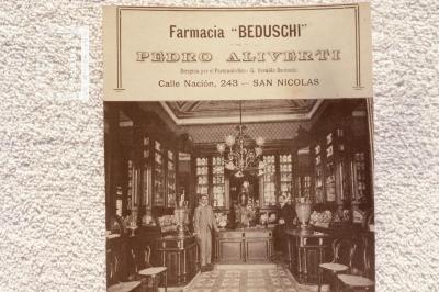 Farmacia Beduschi, año 1902