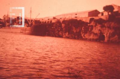 Embarcaderos desde el río, año 1905