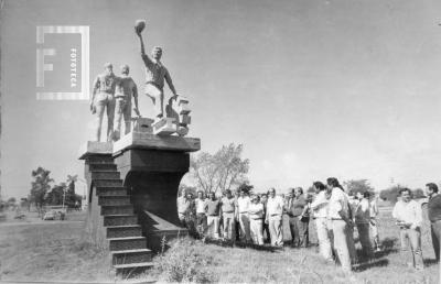 Acto de los Metalúrgicos, junto al Monumento