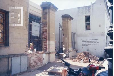Complejo Cultural Teatro Municipal. Frente Galería en construcción