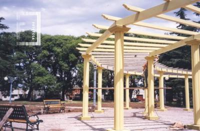Plaza Sarmiento en remodelación