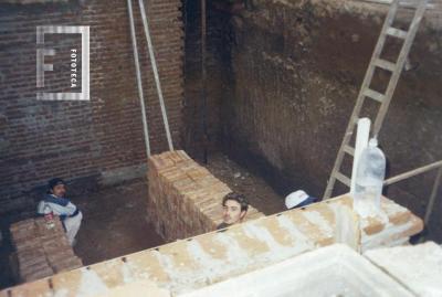 Complejo Cultural Teatro Municipal. Obras. Inicio de la escalera