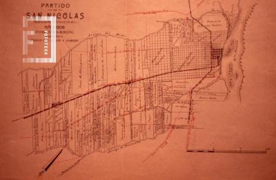 Plano del Partido de San Nicolás, año 1906