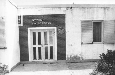 Hogar San Luis Gonzaga, frente del edificio