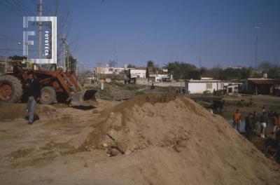 Zanja de Doña Melchora. Gente de Obras Públicas