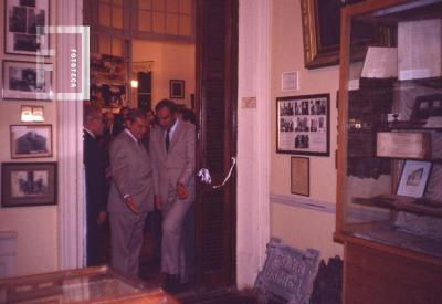 Centenario Concejo Deliberante y Dto. Ejecutivo. Muestra en Museo. Corte de cinta