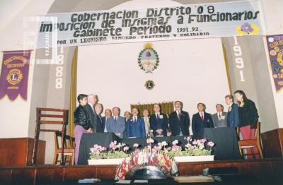 Club de Leones. Imposición de Insignias a Funcionarios