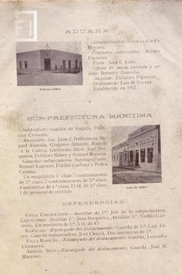 Aduana y Prefectura. Reproducción revista 1902