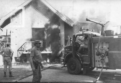 Escuela Hogar Granja, incendio