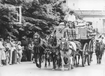 Desfile Día de la Tradición. La chata rastrojera, una reliquia de las actividades campestres
