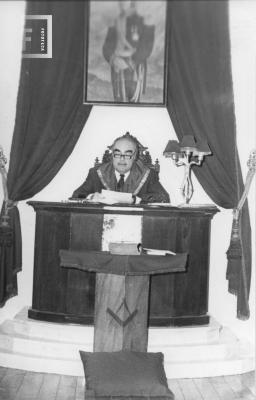 Logia Masónica de San Nicolás. Tenida Blanca. Presidente.