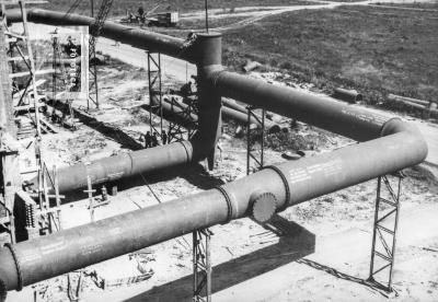 Cañería de circuitos de gases